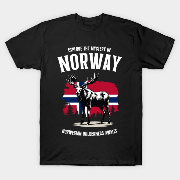 Explore The Mystery Of Norway T-Shirt by Infinitee Shirts